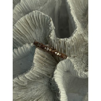 925 Sterling Silver Gold Plated Vanna K White Sapphire Ring Size 8