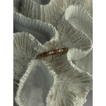 925 Sterling Silver Gold Plated Vanna K White Sapphire Ring Size 8