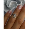 925 Sterling Silver Abalone Ring Sizable 5