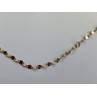 925 Sterling Silver Gold Plated Necklace Italy