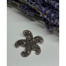 925 Sterling Silver Marcasite Starfish Brooch
