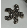 925 Sterling Silver Marcasite Starfish Brooch
