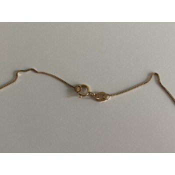 14K YELLOW GOLD TANZANITE & WHITE SAPPHIRE CHAIN WITH PENDANT