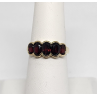 10K 417 YELLOW GOLD & GARNET RING MW SIZE 6