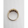 10K 417 YELLOW GOLD & GARNET RING MW SIZE 6