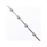 925 Sterling Silver CZ Bracelet 