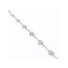 925 Sterling Silver CZ Bracelet 