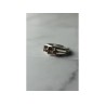 925 Sterling Silver Garnet Ring Size 6.5