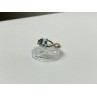 925 Sterling Silver Blue Spinel Ring Size 11.25