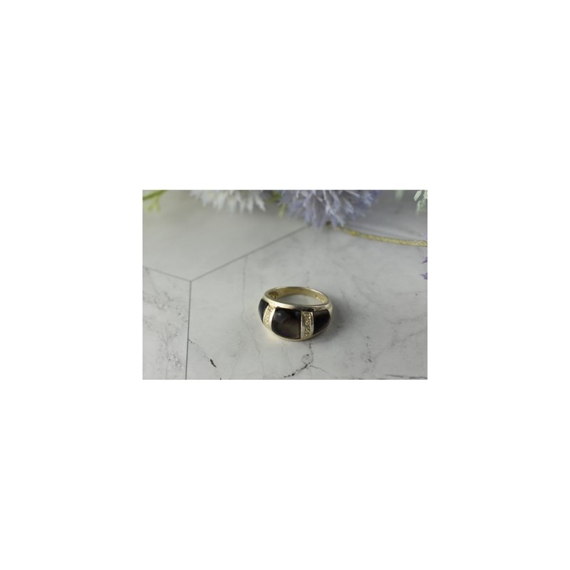 925 STERLING SILVER MOTHER OF PEARL RING SIZE 8