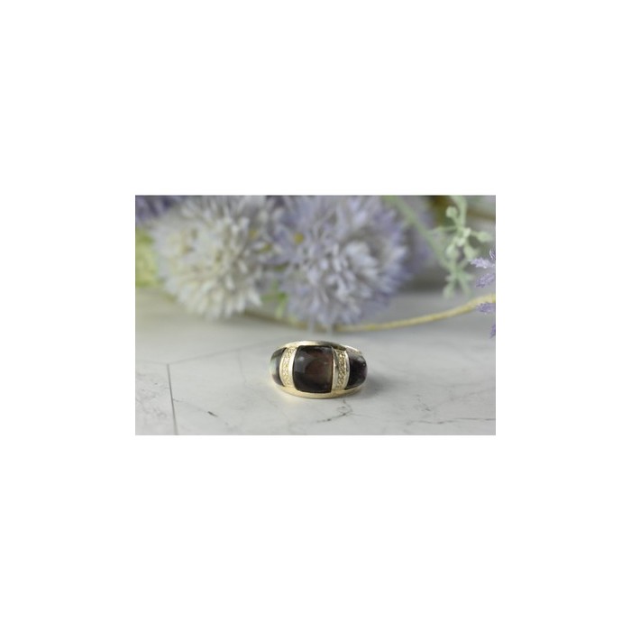 925 STERLING SILVER MOTHER OF PEARL RING SIZE 8