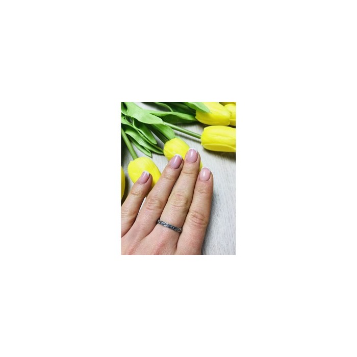 925 Sterling Silver Band Ring Size 9