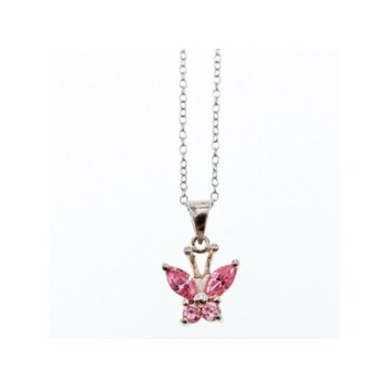 925 Sterling Silver Pink CZ 