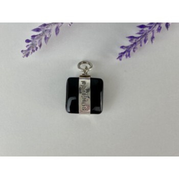 925 Sterling Silver Onyx Friends Pendant