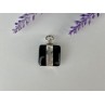 925 Sterling Silver Onyx Friends Pendant