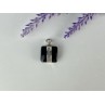 925 Sterling Silver Onyx Friends Pendant