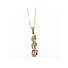 10K YELLOW GOLD DIAMONDS CHAIN WITH PENDANT