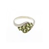 925 Sterling Silver Peridot Ring Size 9.5