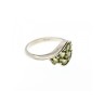 925 Sterling Silver Peridot Ring Size 9.5