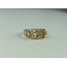 925 Sterling Silver Citrine & Quartz Ring Size 8.5