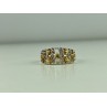 925 Sterling Silver Citrine & Quartz Ring Size 8.5
