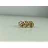 925 Sterling Silver Citrine & Quartz Ring Size 8.5