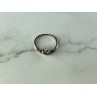 925 Sterling Silver White CZ Ring Size 5.5
