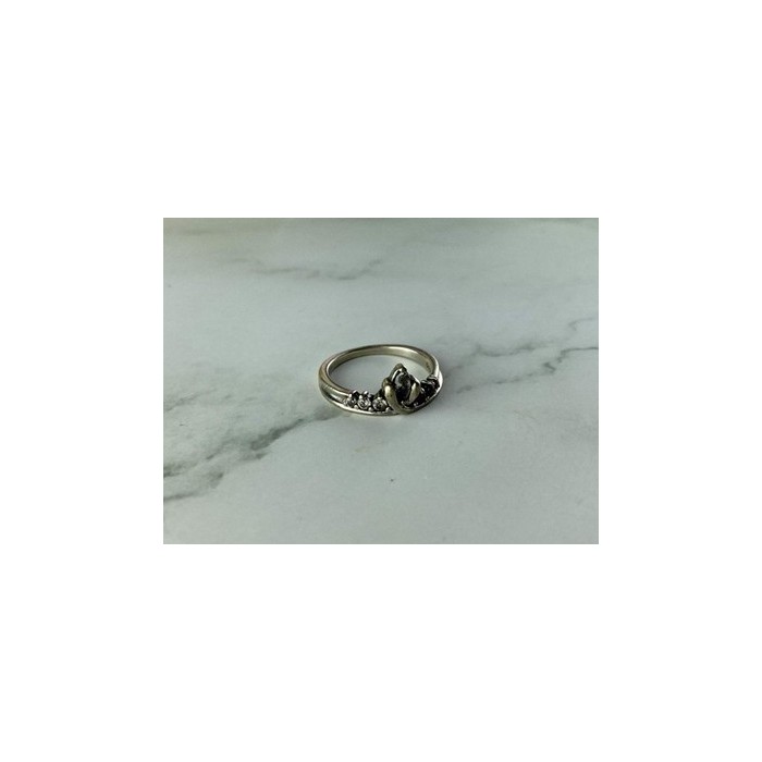 925 Sterling Silver White CZ Ring Size 5.5