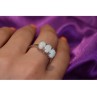 925 Sterling Silver Opal Ring Size 9