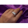 925 Sterling Silver Opal Ring Size 9