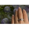 925 Sterling Silver Multi Gemstones Ring Size 9.5