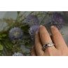 925 Sterling Silver Multi Gemstones Ring Size 9.5