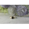 925 Sterling Silver Black Spinel Ring Size 8.5