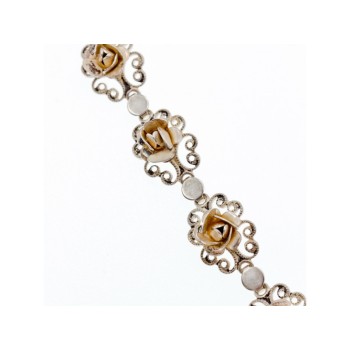 Vintage 925 Sterling Silver Bracelet Size 7 In