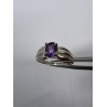 925 Sterling Silver Amethyst Ring Size 8