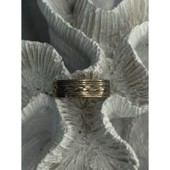 925 Sterling Silver Band Ring Size 10