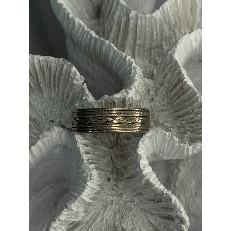 925 Sterling Silver Band Ring Size 10