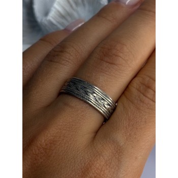 925 Sterling Silver Band Ring Size 10