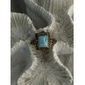925 Sterling Silver Bbj Larimar Ring Size 5