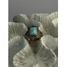 925 Sterling Silver Bbj Larimar Ring Size 5