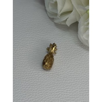14K YELLOW GOLD PINEAPPLE PENDANT LENGTH 0.85