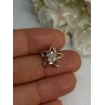 10K YELLOW GOLD DIAMOND STAR PENDANT LENGTH 0.50 INCH