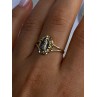 925 Sterling Silver Gold Plated Virgin Mary Ring Size 9