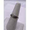 925 Sterling Silver Colorless Sapphire Ring Size 7