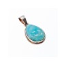 925 Sterling Silver Larimar Pendant