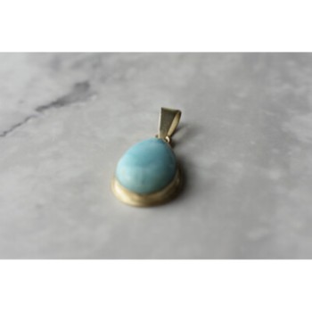 925 Sterling Silver Larimar Pendant