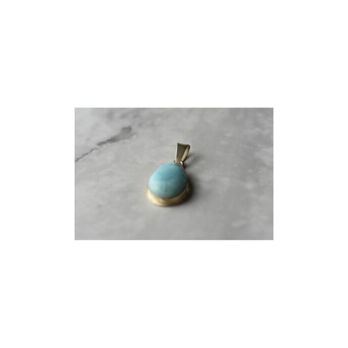 925 Sterling Silver Larimar Pendant