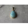 925 Sterling Silver Larimar Pendant