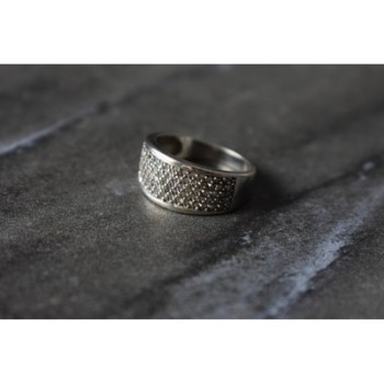 925 Sterling Silver CZ Ring Size 8