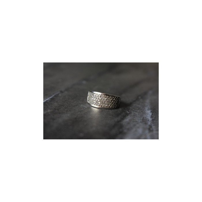 925 Sterling Silver CZ Ring Size 8